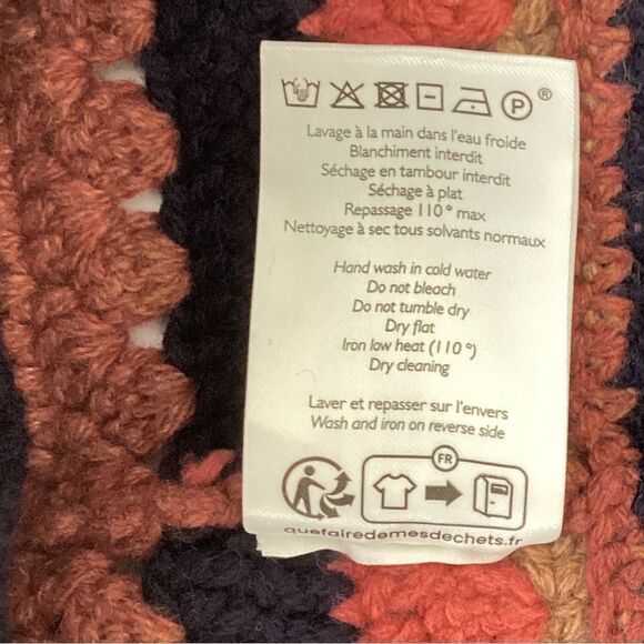 SEZANE x SEA NY Adelin Sweater NWT Size XXS Wool Cotton Crochet Knit Jumper - Picture 11 of 13